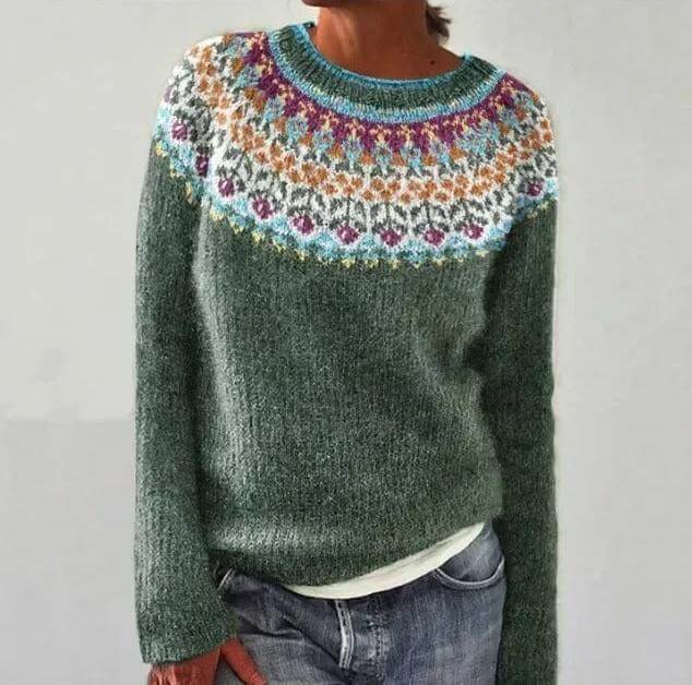 Clara Herbstpullover | Retro-charme Trifft Kuschelige Wärme